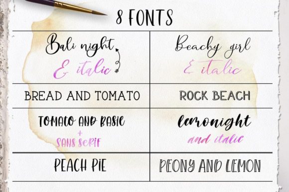 Handlettering Fonts Collection Font - Featured Image