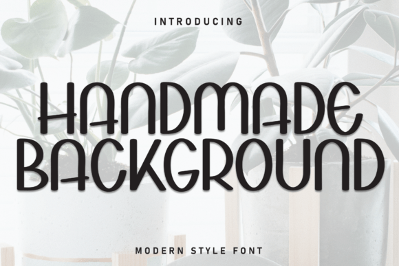 Handmade Background Font - Featured Image