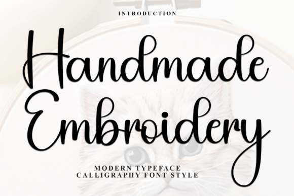 Handmade Embroidery Font - Featured Image
