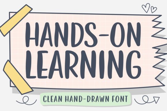 Hands on Learning Font - Featured Image