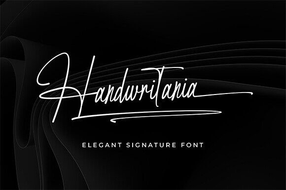 Handwritania Font - Featured Image