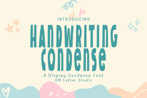 Handwriting Condense Font - Featured Image