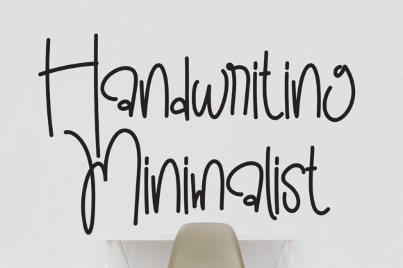 Handwriting Minimalist Font - Featured Image