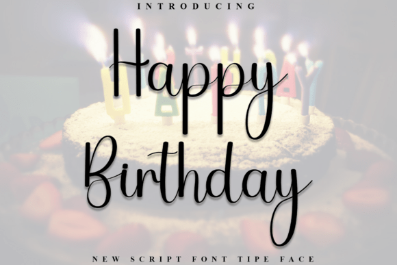 Happy Birthday Font - Featured Image