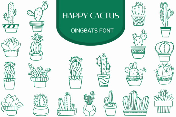 Happy Cactus Font - Featured Image