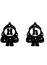 Happy Christmas Tree Font - Featured Image