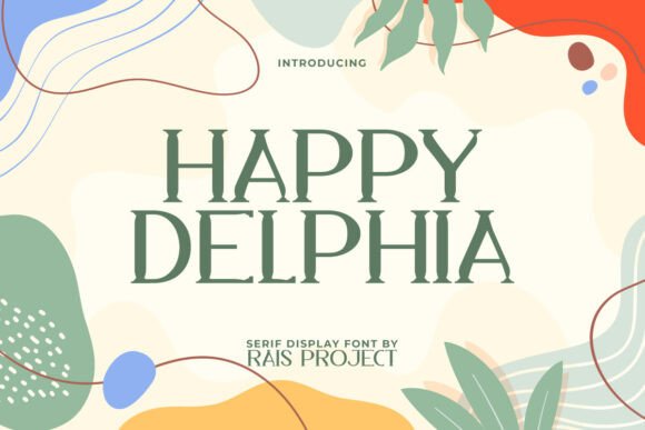 Happy Delphia Font - Featured Image
