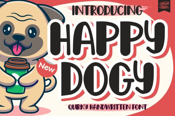 Happy Dogy Font - Featured Image