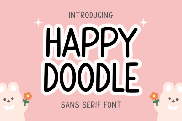 Happy Doodle Font - Featured Image