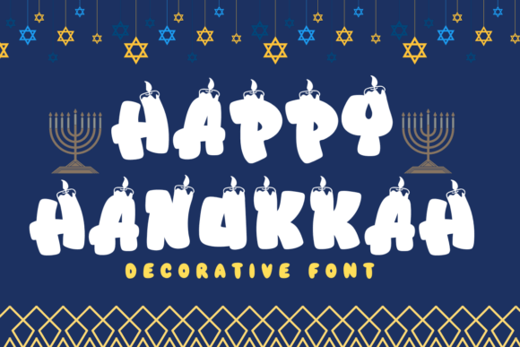 Happy Hanukkah Font - Featured Image