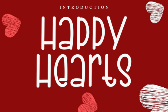 Happy Hearts Font - Featured Image