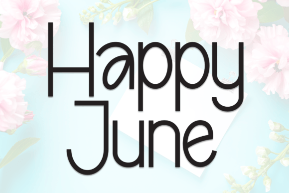 Happy June Font - Featured Image