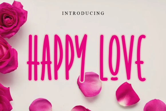 Happy Love Font - Featured Image