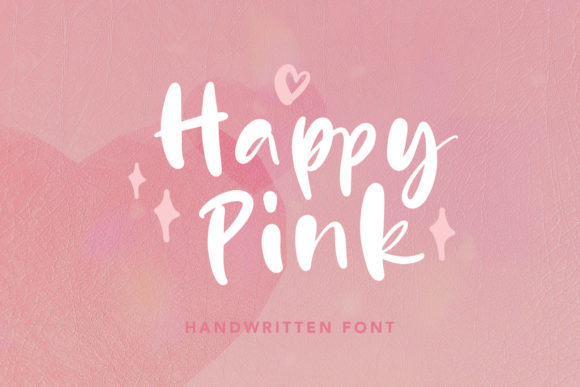 Happy Pink Font - Featured Image