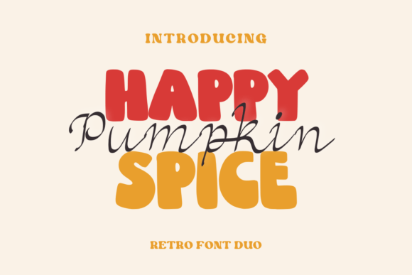 Happy Pumpkin Spice Font - Featured Image