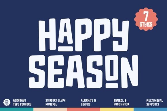 Happy Season Font - Featured Image