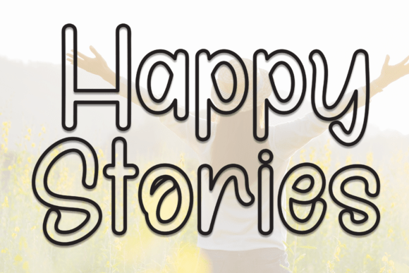 Happy Stories Font - Featured Image