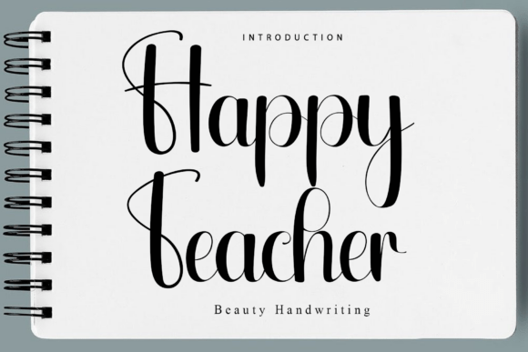 Happy Teacher Font - Featured Image