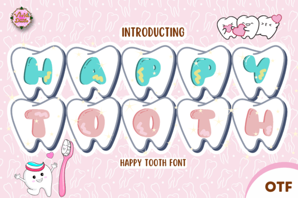 Happy Tooth Font - Featured Image