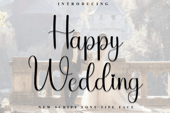 Happy Wedding Font - Featured Image