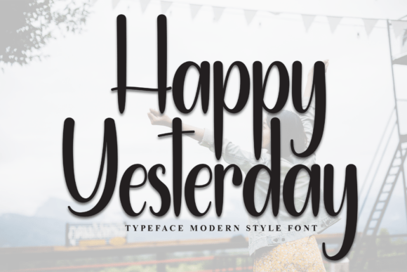 Happy Yesterday Font - Featured Image