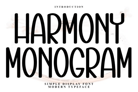 Harmony Monogram Font - Featured Image