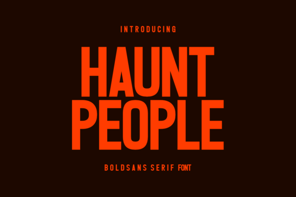 Haunt People Font - Featured Image