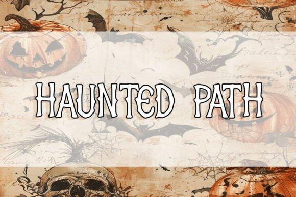 Haunted Path Font - Featured Image