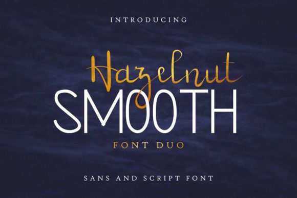 Hazelnut Smooth Duo Font - Featured Image