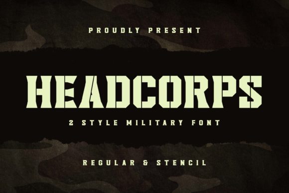 Headcorps Font - Featured Image