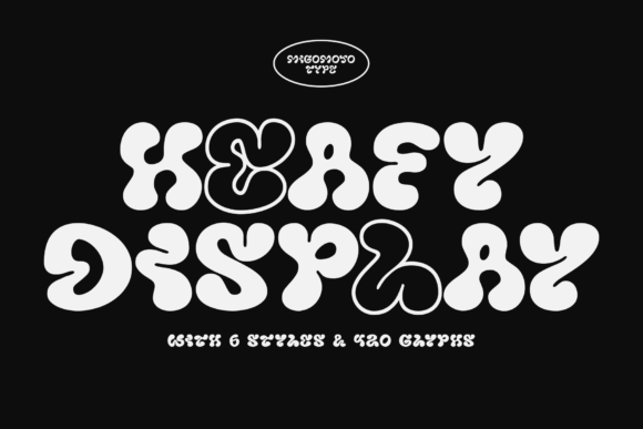Heafy Groovy Font - Featured Image