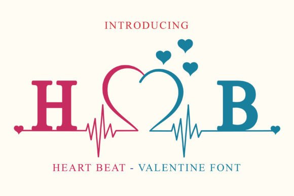 Heart Beat Love Font - Featured Image