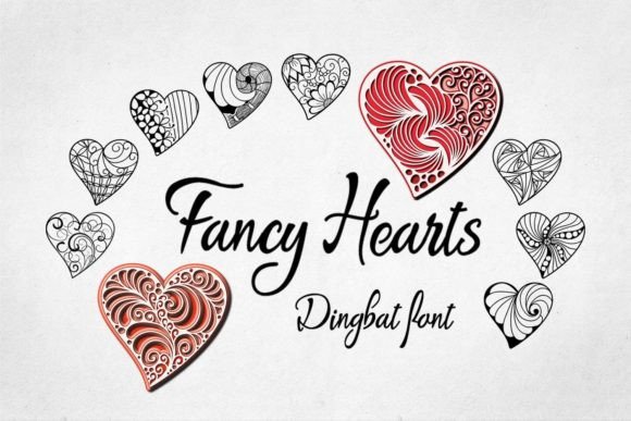 Heart Collection Font - Featured Image