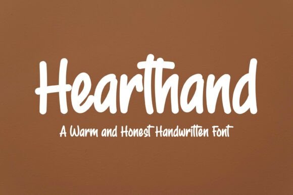 Hearthand Font - Featured Image