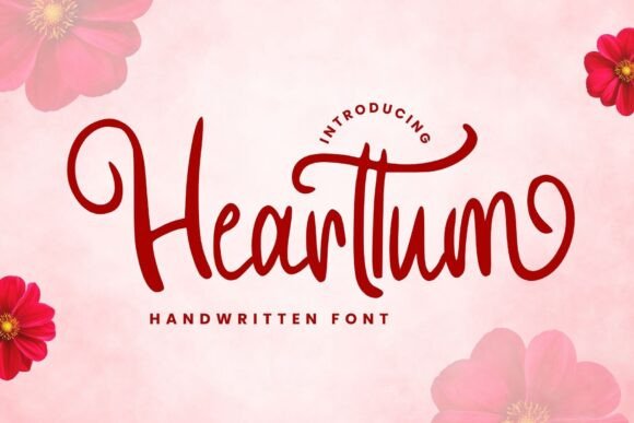 Hearttum Font - Featured Image