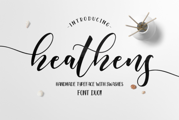 Heathens Script Font - Featured Image