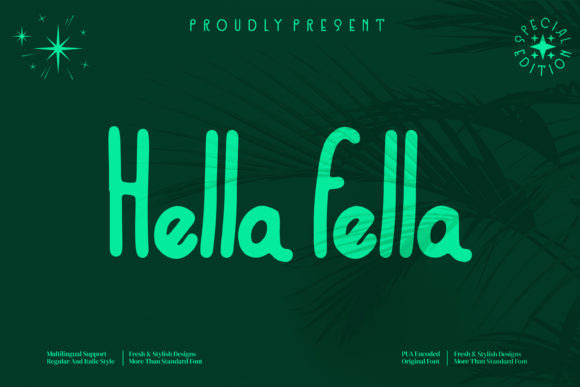 Hella Fella Font - Featured Image