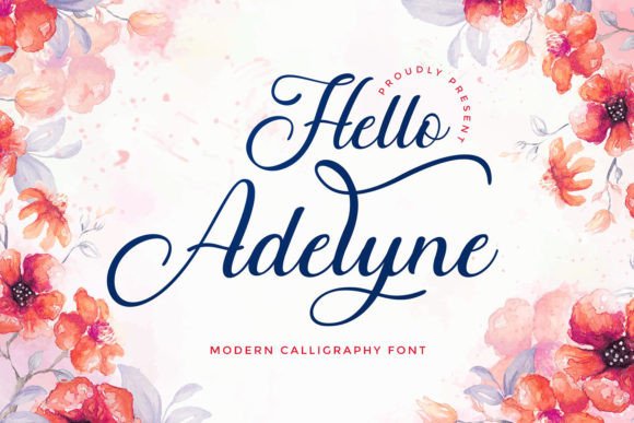 Hello Adelyne Font - Featured Image
