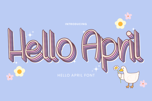 Hello April Font - Featured Image