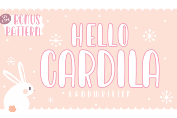 Hello Cardila Font - Featured Image