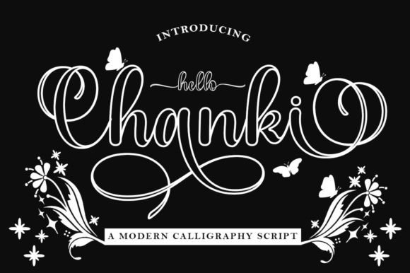 Hello Chanki Outline Font - Featured Image