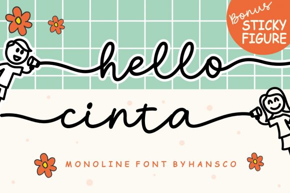 Hello Cinta Font - Featured Image