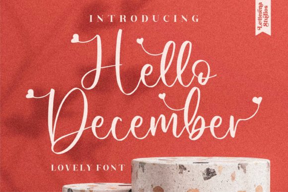 Hello December Font - Featured Image