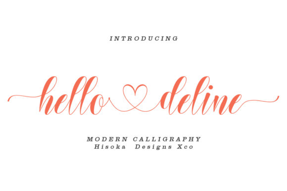 Hello Deline Font - Featured Image