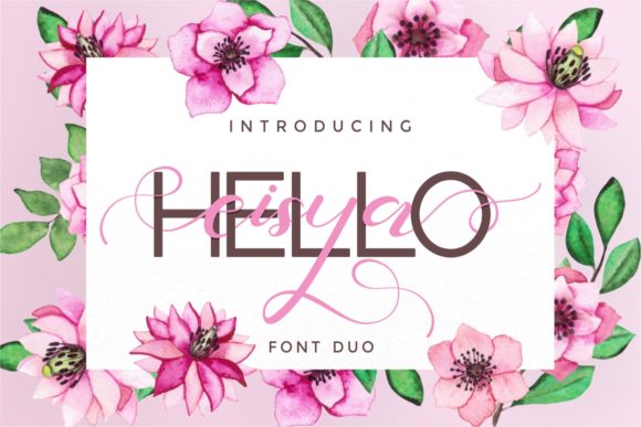 Hello Eisya Duo Font - Featured Image