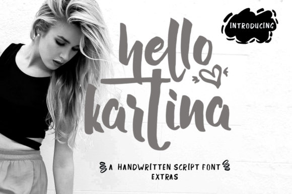 Hello Kartina Font - Featured Image