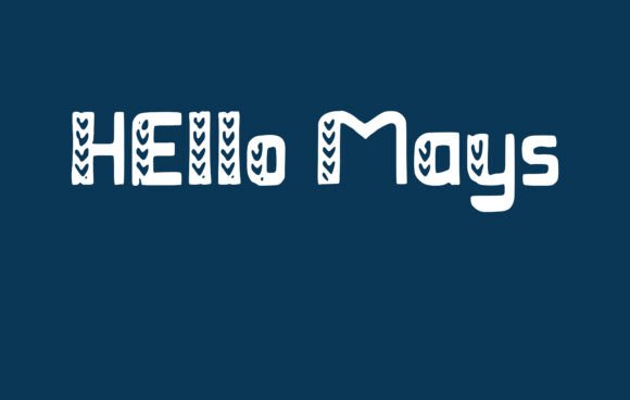 Hello Mays Font - Featured Image