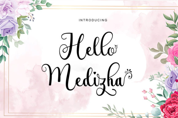 Hello Medhiza Font - Featured Image