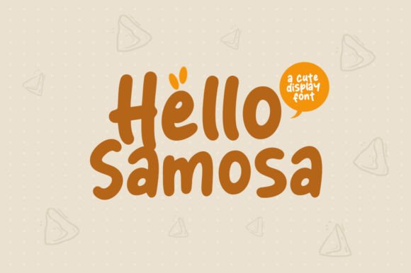 Hello Samosa Font - Featured Image