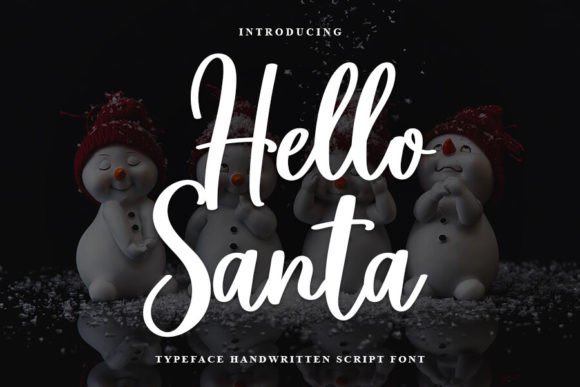 Hello Santa Font - Featured Image